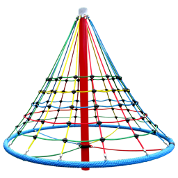 Piramide giratoria de cuerdas